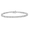 .925 Sterling Silver 1.0 cttw Miracle-Set Diamond Tennis Bracelet (I-J Color, I3 Clarity) - 7.25"-0