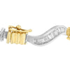 Original Classics 10K Two-Tone Gold Baguette Cut Diamond Spiral Bracelet (2.00 cttw, H-I Color, I1-I2 Clarity)-1