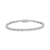 .925 Sterling Silver 1.0 cttw Miracle-Set Diamond Tennis Bracelet (I-J Color, I3 Clarity) - 7.25"-1