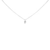 14K White Gold 3-Prong Set Heart Shaped Solitaire Lab Grown Diamond 18" Pendant Necklace (F-G Color, VS2-SI1 Clarity)-4