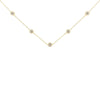 Sterling Silver Diamond Station Necklace (1/2 cttw, K-L Color, I2-I3 Clarity)-2