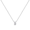 14K White Gold 1/5 Cttw Pear Shape Solitaire Diamond 18" Pendant Necklace (G-H Color, VS2-SI1 Clarity)-3