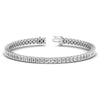 20 CTW Emerald Cut Created Moissanite Tennis Bracelet | 14K Gold Plated | VVS Clarity-0