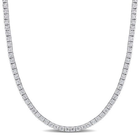 12.5 ct. DEW Created Moissanite Tennis Necklace - Available in 6 Sizes