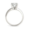 2.00 CTW AGI Certified  Oval Lab Grown Diamond Solitaire Engagement Ring in 14K White Gold (G-VS)-1