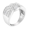 10K White Gold Diamond Bypass Ring (1 Cttw, H-I Color, I1-I2 Clarity)-2