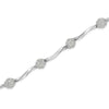 Sterling Silver Diamond Link Bracelet (1 cttw, H-I Color, I1-I2 Clarity)-2