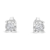 .925 Sterling Silver 1/2 Cttw Near Colorless Round Brilliant-Cut Diamond Miracle-Set Stud Earrings (H-I Color, I2-I3 Clarity)-2