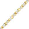 10K Yellow Gold 1 cttw Diamond Riviera Statement Pendant Necklace (J-K, I2-I3)-2