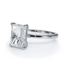 AGI Certified 2 CTW Lab-Grown Emerald Cut Diamond Solitaire Engagement Ring in 14K White Gold – G-VS Clarity-0
