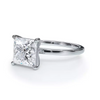AGI Certified 3 CTW Lab Grown Diamond Solitaire Engagement Ring – G-VS Clarity, 14K White Gold