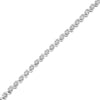 .925 Sterling Silver 1.0 Cttw Diamond Spiral Wave Curved-Link 7" Tennis Bracelet (I-J Color, I3 Clarity)-3