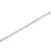 .925 Sterling Silver 1.0 Cttw Diamond Miracle-Set X-Link 7" Tennis Bracelet (I-J Color, I3 Clarity)-3