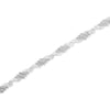 .925 Sterling Silver 1-1/2 Cttw Round and Baguette Cut Diamond Wave Link Bracelet (I-J Color, I2-I3 Clarity) - 7"-3