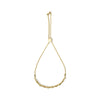 18K Yellow Gold Plated .925 Sterling Silver 1/4 Cttw Diamond Marquise Shaped Link 4"-10" Adjustable Bolo Bracelet (I-J Color, I1-I2 Clarity)-3