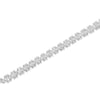 .925 Sterling Silver 1.0 Cttw Diamond Miracle-Set X-Link 7" Tennis Bracelet (I-J Color, I3 Clarity)-4