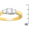 14K Two-Toned Gold 1/2 CTTW Round-cut Diamond Ring (G-H, SI1-SI2)-3