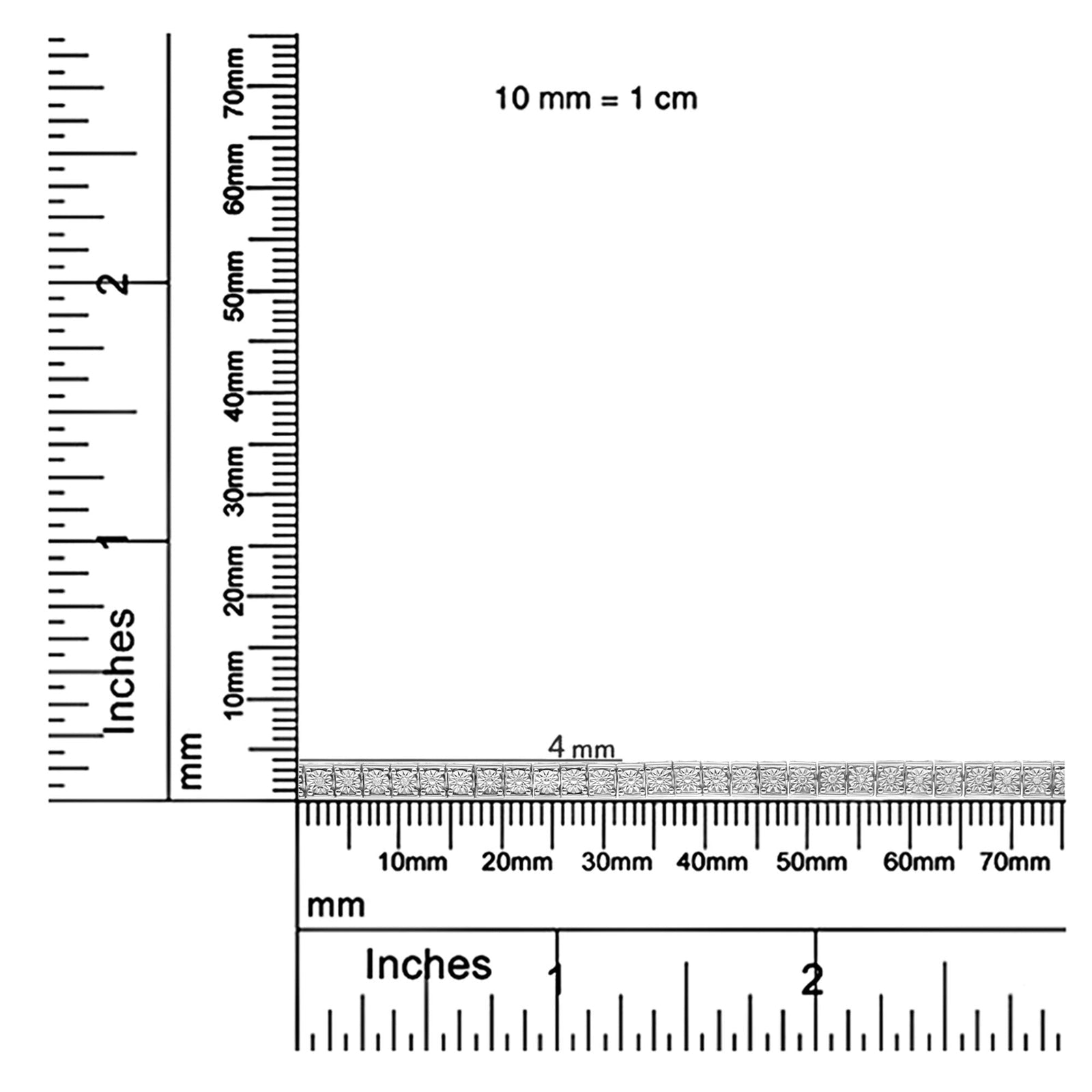 .925 Sterling Silver 1/4 Cttw Diamond Link Bracelet (I-J Color, I2-I3 Clarity) - Size 7.25"-4