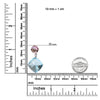 18K White and Rose Gold Round Diamond Accent and Round Rose De France Pink Amethyst and Cushion Cut Sky Blue Topaz Dangle Drop 18" Pendant Necklace (G-H Color, SI1-SI2 Clarity)-4