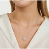AGI Certified Lab-Grown Diamond Halo Pendant Necklace in 14kt White Gold – 1 CTW or 2 CTW-2