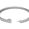 6ctw Created Moissanite Tennis Bracelet - 3mm Stones - 14K Gold Overlay in White, Yellow or Rose Gold