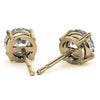 4.00 CTW AGI Certified Lab Grown Diamond Stud Earrings in 14K White or Yellow Gold - G Color VS Clarity-3